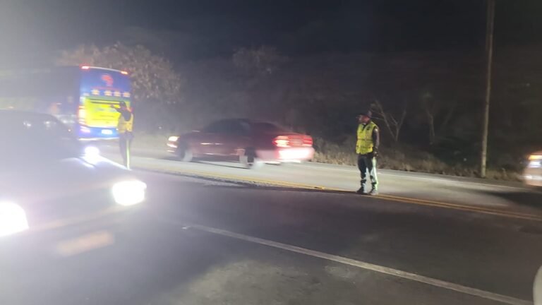Digesett informa congestión de tránsito en Azua por accidente